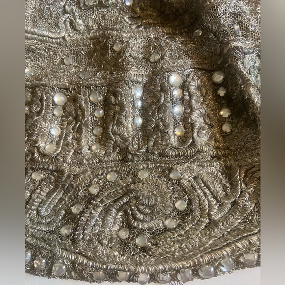 Antique 1920s Flapper Girl Evening Cloche Hat - Picture 8 of 16